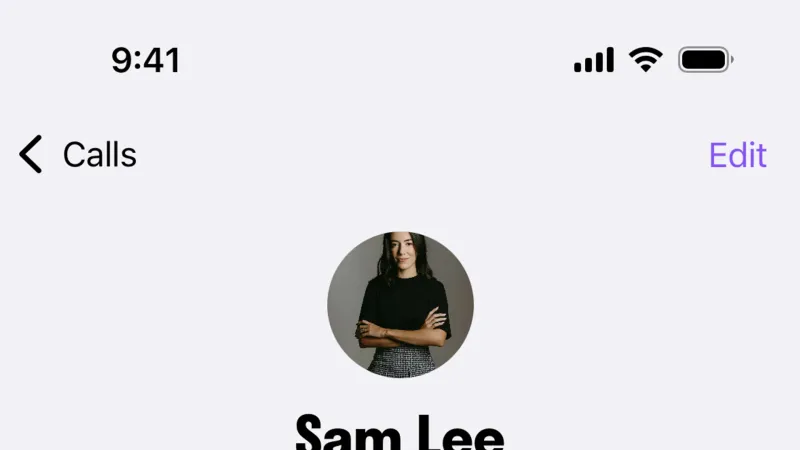 User / Group Profile — TextNow, Communication UI