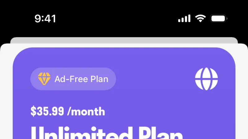 Subscription & Paywall — TextNow, Communication UI