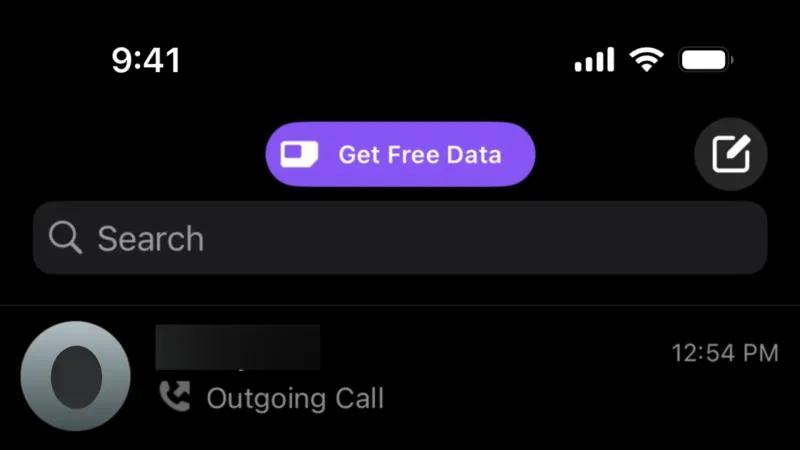 Dark Mode — TextNow, Communication UI