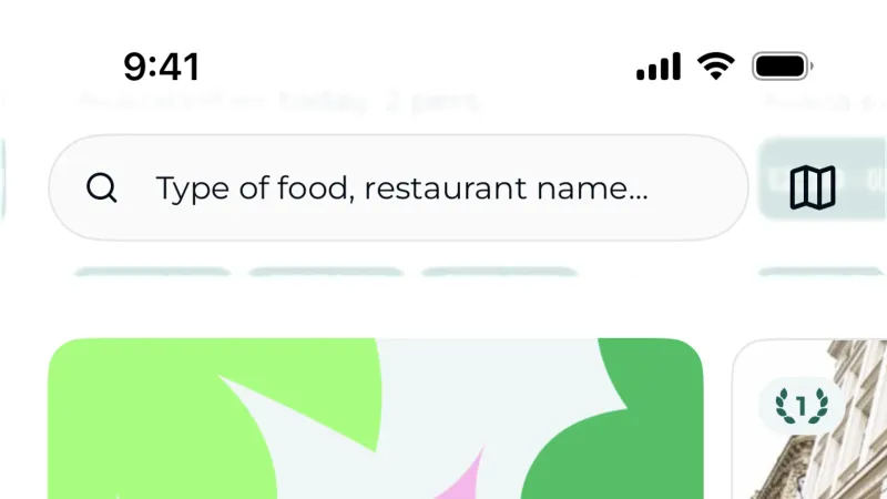 Banner — TheFork, Food & Drink UI