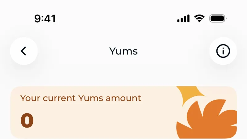 Wallet & Balance — TheFork, Food & Drink UI