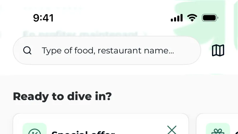 Banner — TheFork, Food & Drink UI