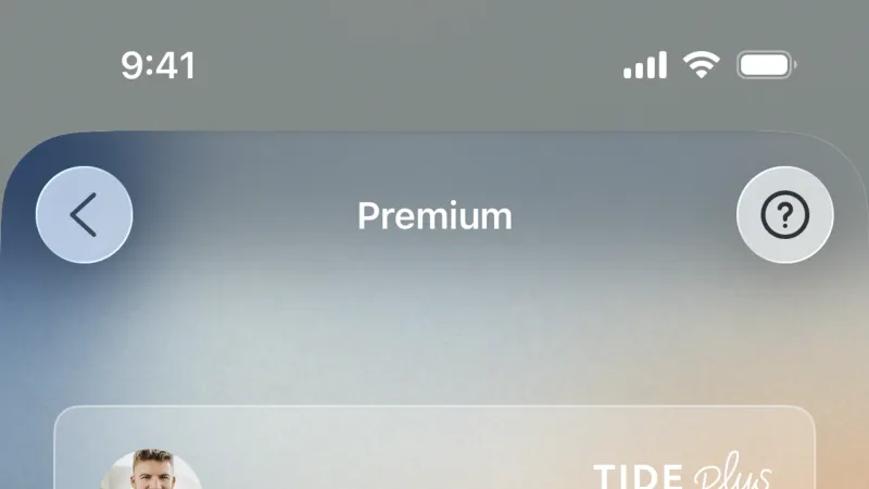 Billing — Tide, Fintech UI