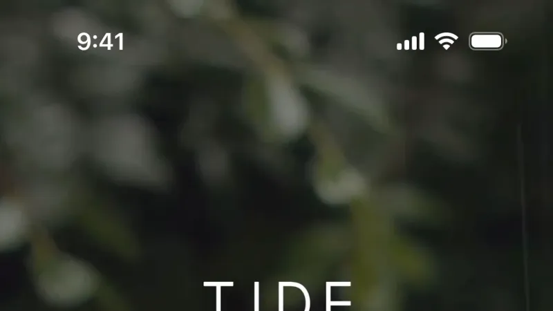 Welcome & Get Started — Tide, Fintech UI