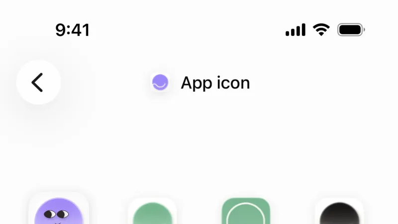 Settings & Preferences — Tiimo, Productivity UI