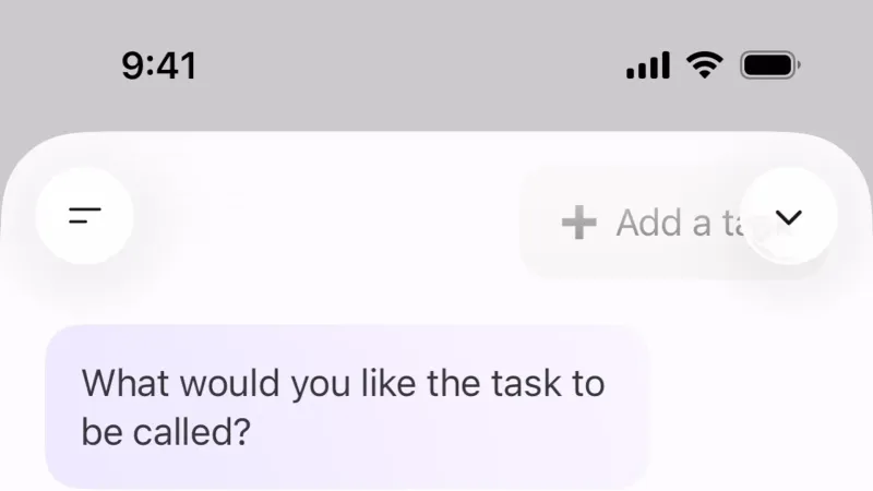 Chat Bot — Tiimo, Productivity UI