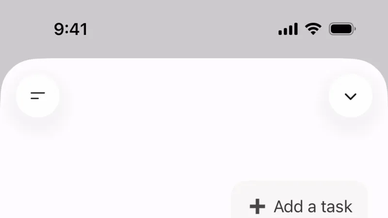Chat Bot — Tiimo, Productivity UI
