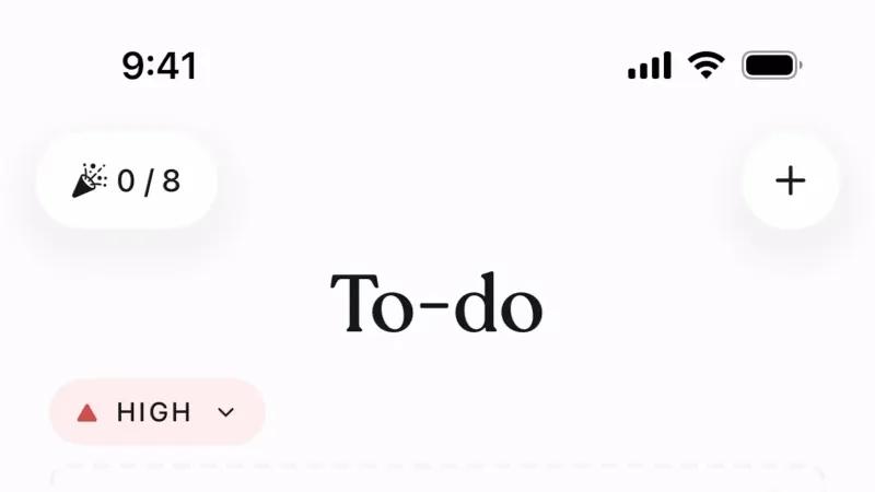 Goal & Task — Tiimo, Productivity UI