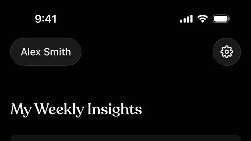 Dark Mode — Tiimo, Productivity UI