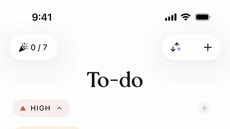 Accordion — Tiimo, Productivity UI