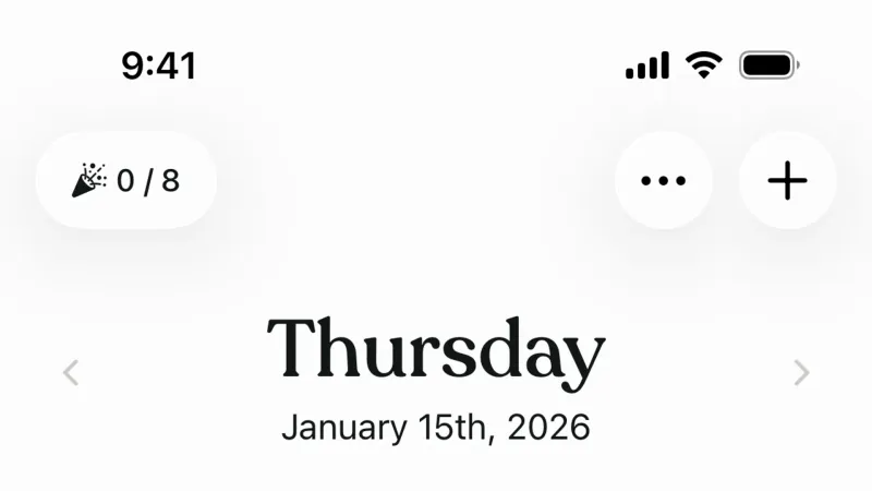 Accordion — Tiimo, Productivity UI