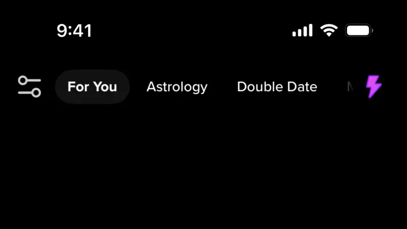 Guided Tour & Tutorial — Tinder, Social UI
