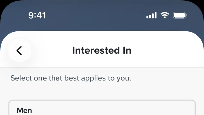Filter & Sort — Tinder, Social UI