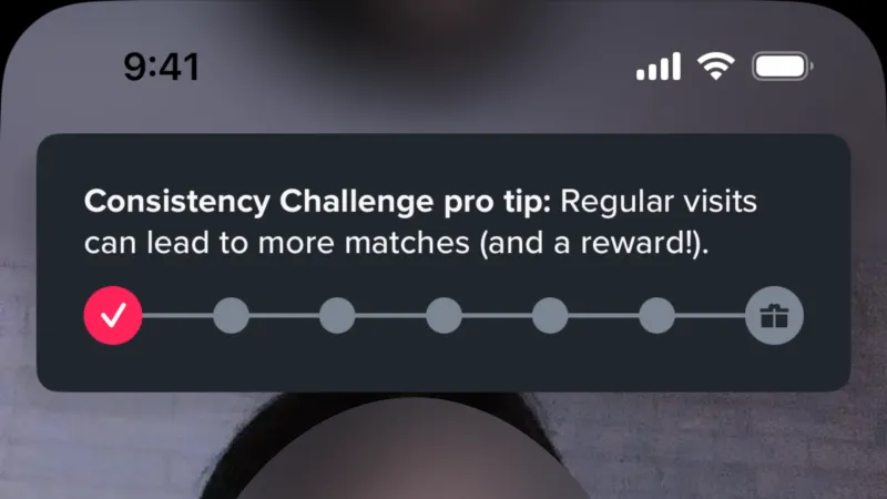 Progress — Tinder, Social UI