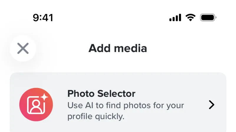Action Option — Tinder, Social UI