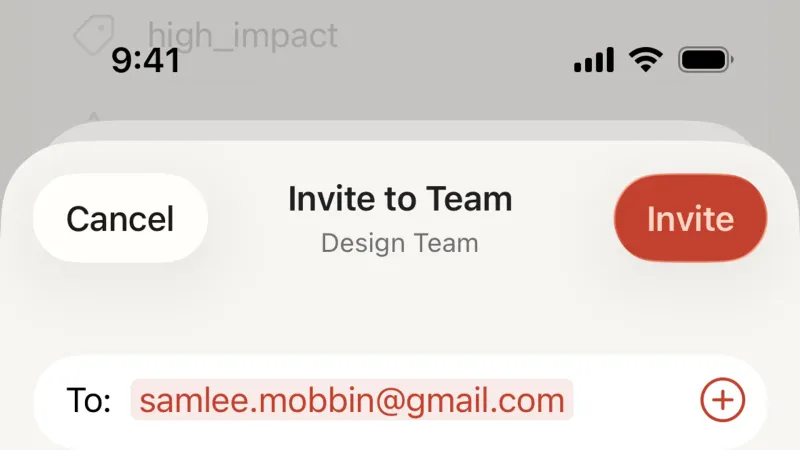 Invite Teammates — Todoist, Productivity UI