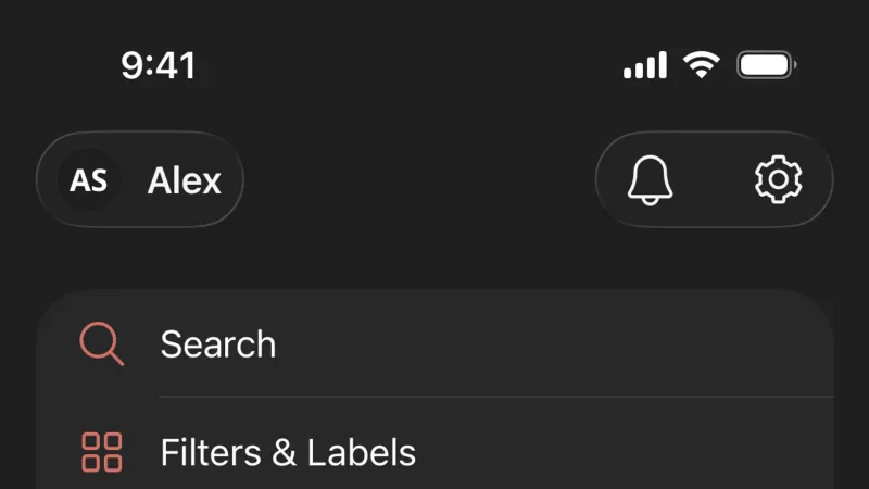Dark Mode — Todoist, Productivity UI
