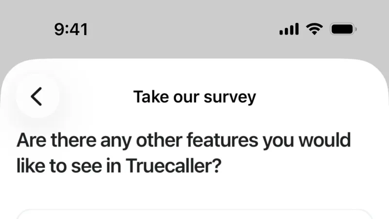 Feedback — Truecaller, Communication UI