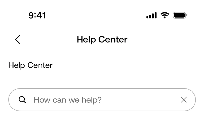 Help & Support — Viator, Travel UI
