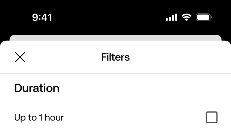 Filter & Sort — Viator, Travel UI