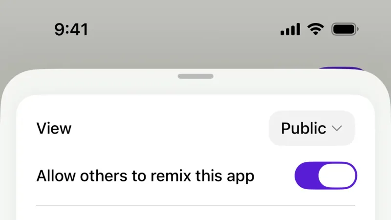 Share — VibeCode, Developer Tools UI