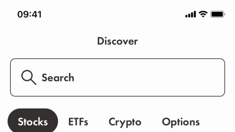 Browse & Discover — Wealthsimple, Fintech UI
