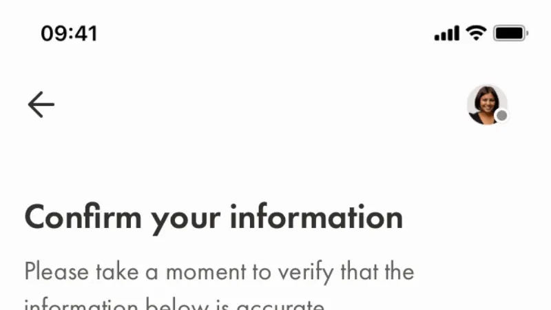 Confirmation — Wealthsimple, Fintech UI