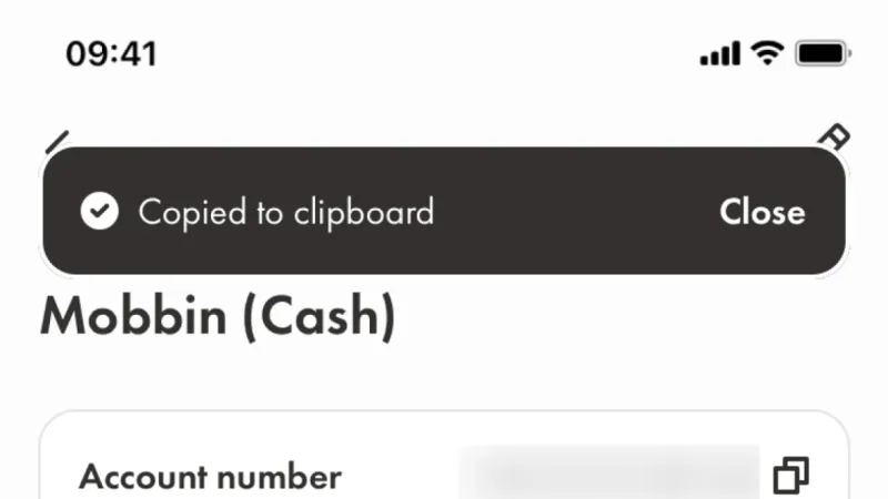Toast — Wealthsimple, Fintech UI