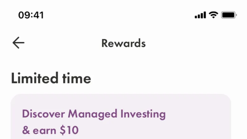 Promotions & Rewards — Wealthsimple, Fintech UI