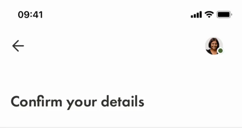 Confirmation — Wealthsimple, Fintech UI
