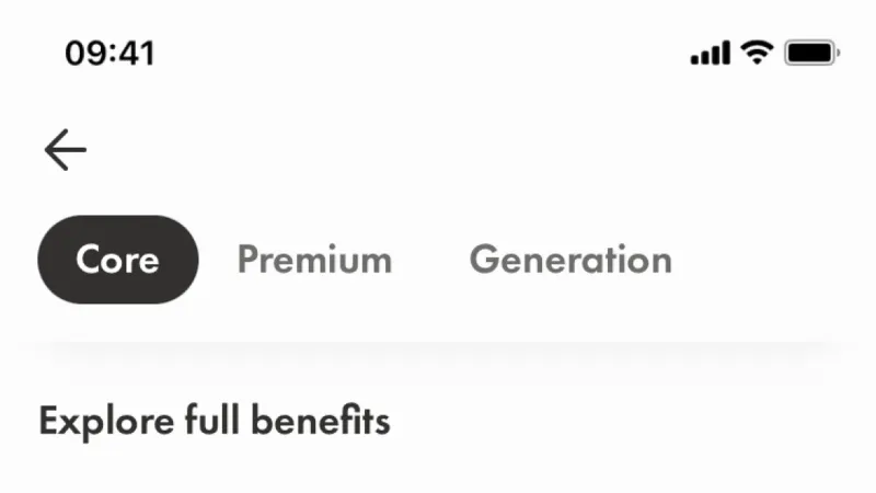 Accordion — Wealthsimple, Fintech UI