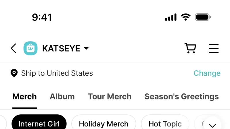 Checkbox — Weverse, Social UI