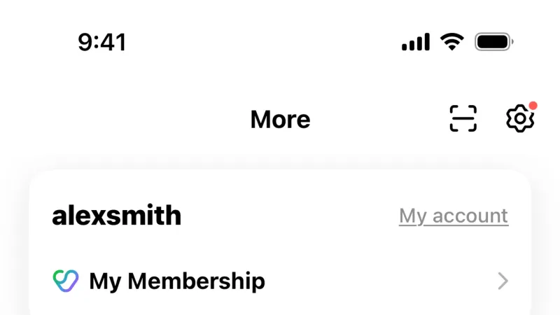My Account & Profile — Weverse, Social UI
