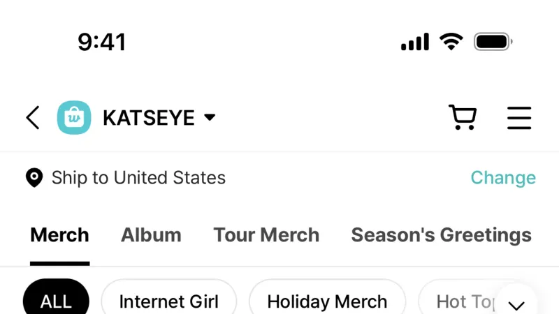 Checkbox — Weverse, Social UI