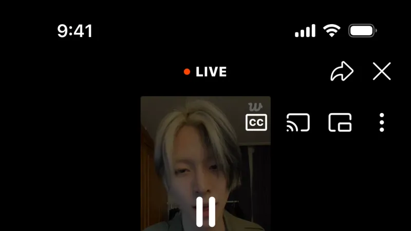 Video Player — Weverse, Social UI