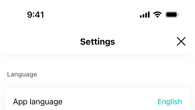 Settings & Preferences — Weverse, Social UI