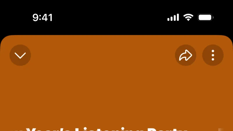 Audio Player — Weverse, Social UI