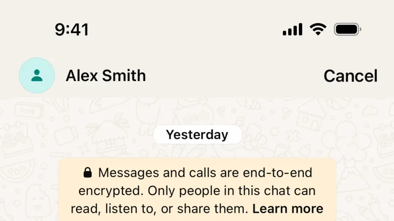 Select — WhatsApp, Communication UI
