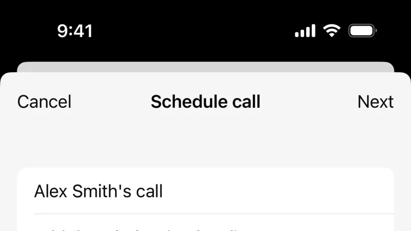 Set — WhatsApp, Communication UI