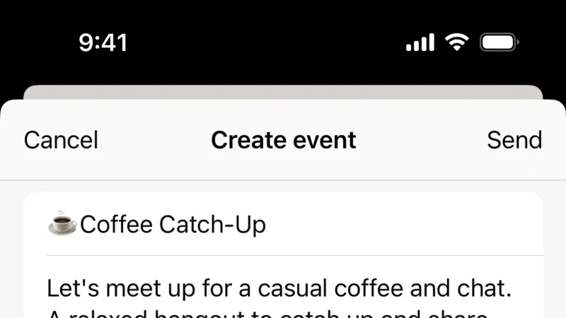 Add & Create — WhatsApp, Communication UI