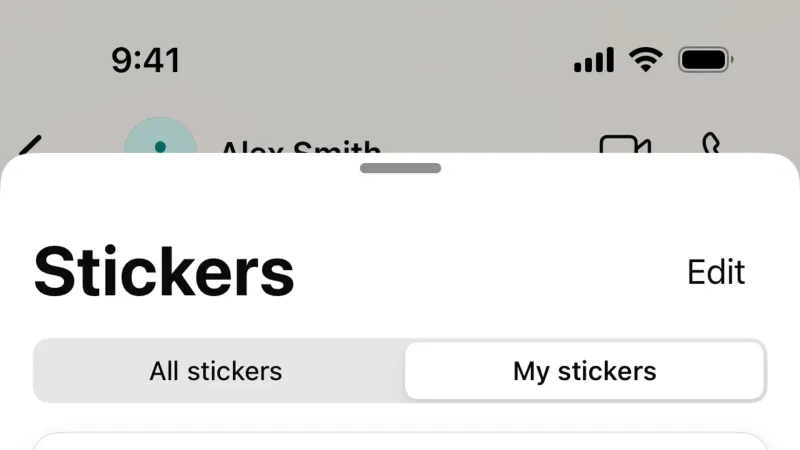 Bookmarks & Collections — WhatsApp, Communication UI
