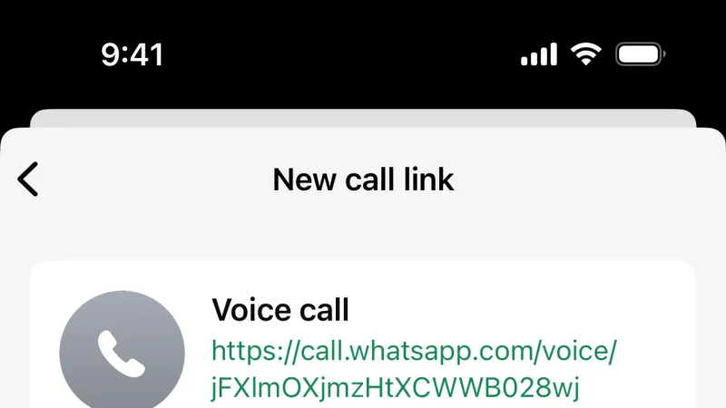 Toolbar — WhatsApp, Communication UI