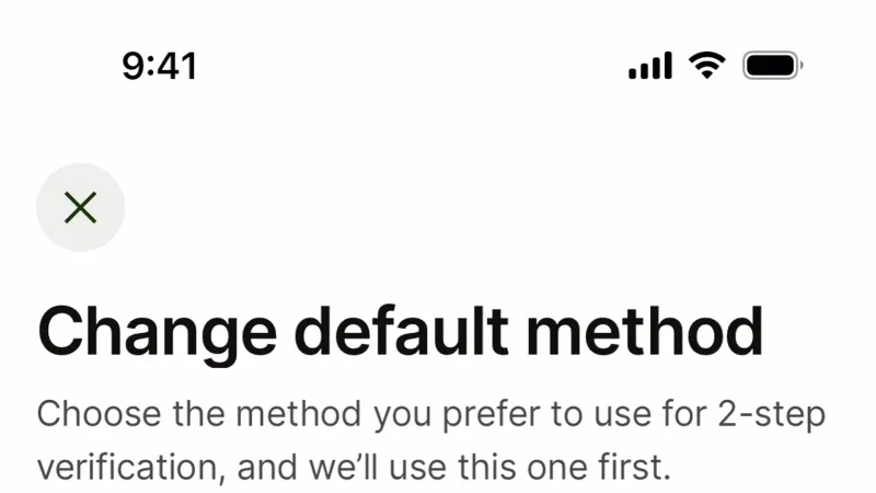 Radio Button — Wise, Fintech UI