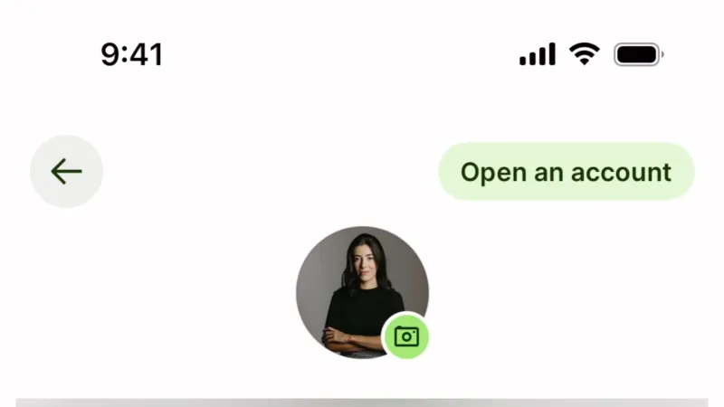 My Account & Profile — Wise, Fintech UI