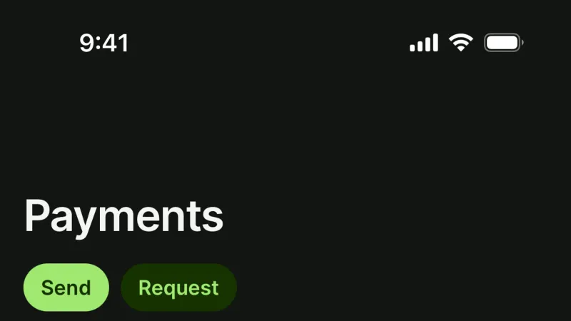 Dark Mode — Wise, Fintech UI