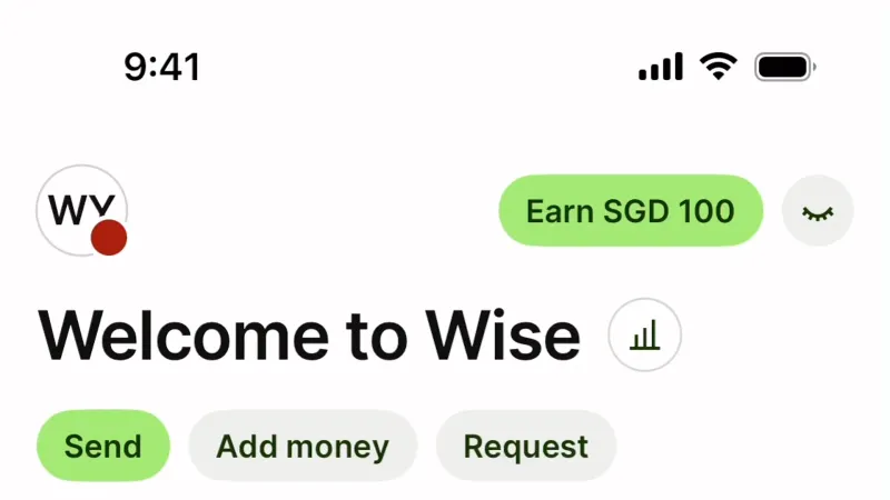 Home — Wise, Fintech UI
