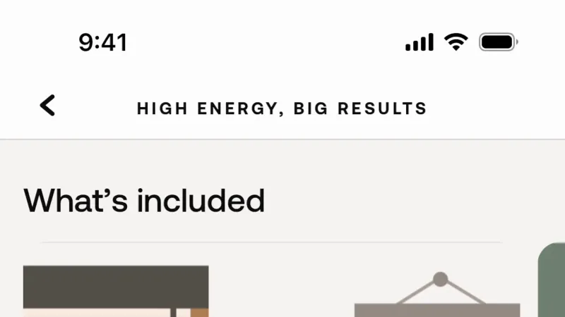 Carousel — Withings Health Mate, Health UI