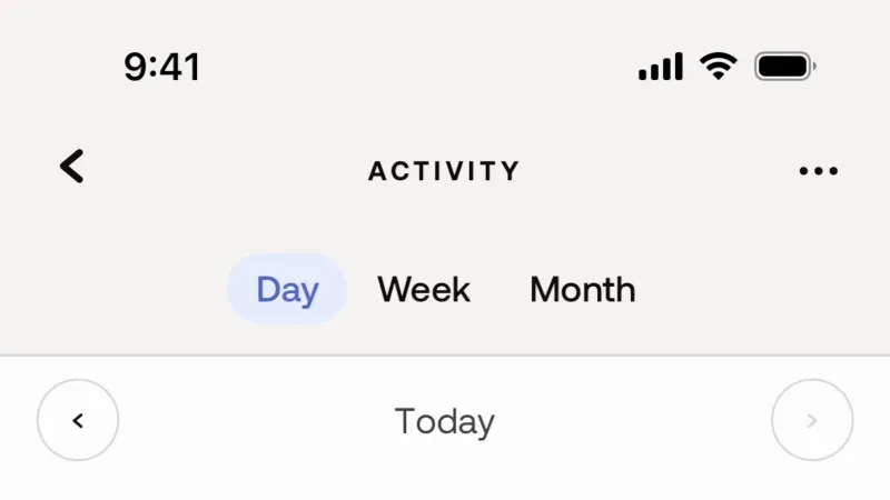 Progress Indicator — Withings Health Mate, Health UI