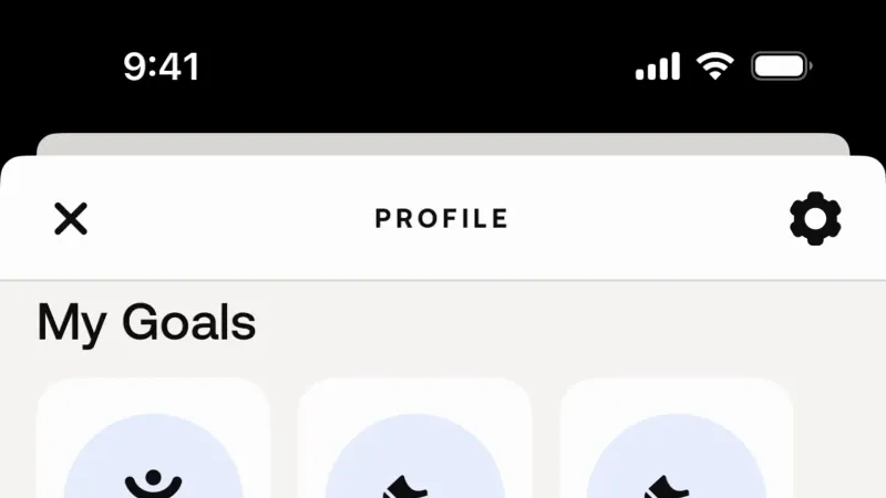 Goal & Task — Withings Health Mate, Health UI
