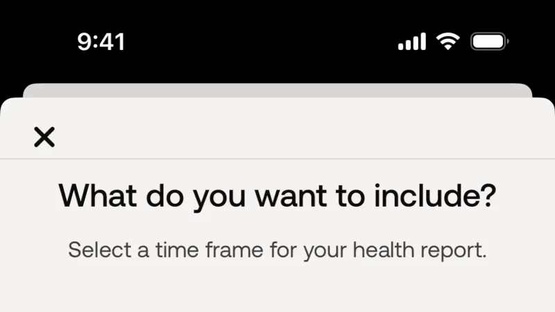 Radio Button — Withings Health Mate, Health UI